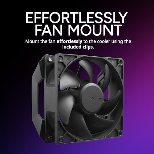 Cooler Master Hyper 411 Nano CPU Air Cooler  SickleFlow 92 PWM Fan  4 Copper Heat Pipes  136mm Tall  Sleek Top Cover  AMD Ryzen AM5 AM4  Intel LGA 1851 1700 Brackets