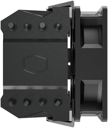 Cooler Master Hyper 411 Nano CPU Air Cooler  SickleFlow 92 PWM Fan  4 Copper Heat Pipes  136mm Tall  Sleek Top Cover  AMD Ryzen AM5 AM4  Intel LGA 1851 1700 Brackets