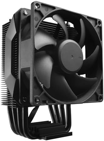 Cooler Master Hyper 411 Nano CPU Air Cooler  SickleFlow 92 PWM Fan  4 Copper Heat Pipes  136mm Tall  Sleek Top Cover  AMD Ryzen AM5 AM4  Intel LGA 1851 1700 Brackets
