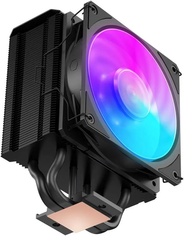 Cooler Master Hyper 212 3DHP ARGB CPU Cooler  3DHP Heat Pipe Technology  Mobius 120 PWM Fan  Fully Customizable aRGB  Quiet Operation  Easy Install  AMD Ryzen 7 AM5 4  Intel Ultra 7 LGA 1851 1700