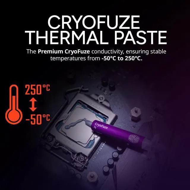 Cooler Master Hyper 212 PRO ARGB CPU Air Cooler   120mm High Performance PWM Fan  4 Copper Heat Pipes  Sleek Design Top Cover  Low Noise & Easy Installation  AMD AM5/AM4 & Intel LGA 1851/1700