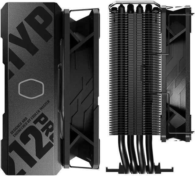 Cooler Master Hyper 212 PRO ARGB CPU Air Cooler   120mm High Performance PWM Fan  4 Copper Heat Pipes  Sleek Design Top Cover  Low Noise & Easy Installation  AMD AM5/AM4 & Intel LGA 1851/1700