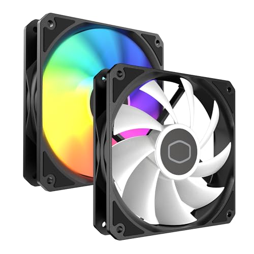Cooler Master MF120 Lite Case Liquid Cooler Air Cooler 3 Pack Fan  120mm aRGB Lighting  aRGB Splitter  Dynamic PWM 1 750 RPM  Air Balance Blades  Hybrid   PBT Frame