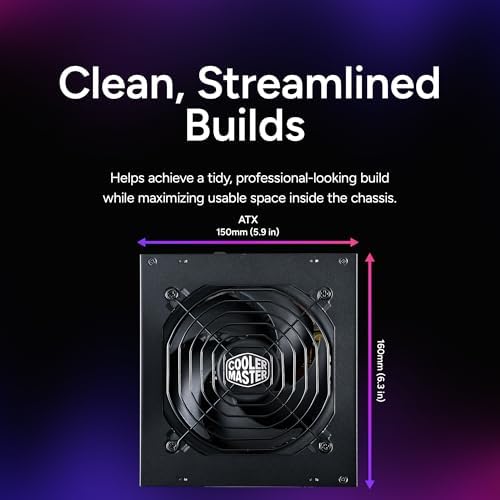 Cooler Master MWE 850 V2 Full Modular PSU  850W  80  Gold  Designed Ready Nvidia RTX 5080