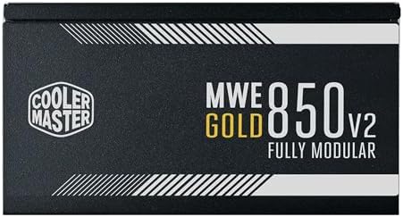 Cooler Master MWE 850 V2 Full Modular PSU  850W  80  Gold  Designed Ready Nvidia RTX 5080