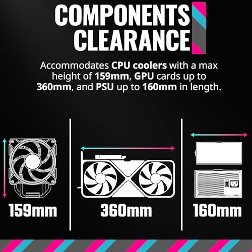 Cooler Master MasterBox Q300L Micro ATX Tower with Magnetic Design Dust Filter  Transparent Acrylic Side Panel  Adjustable I/O & Fully Ventilated Airflow  Black  MCB Q300L KANN S00