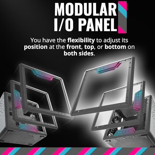 Cooler Master MasterBox Q300L Micro ATX Tower with Magnetic Design Dust Filter  Transparent Acrylic Side Panel  Adjustable I/O & Fully Ventilated Airflow  Black  MCB Q300L KANN S00