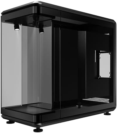 Cooler Master MasterFrame 360 Panorama ATX Mid Tower PC Case   Front Showcase Stage with Spotlight & Panoramic Glass  Supports 430mm GPUs & 360mm Radiators  PCIe 5 0 Ready  Up to 12x120mm Fans  USB C