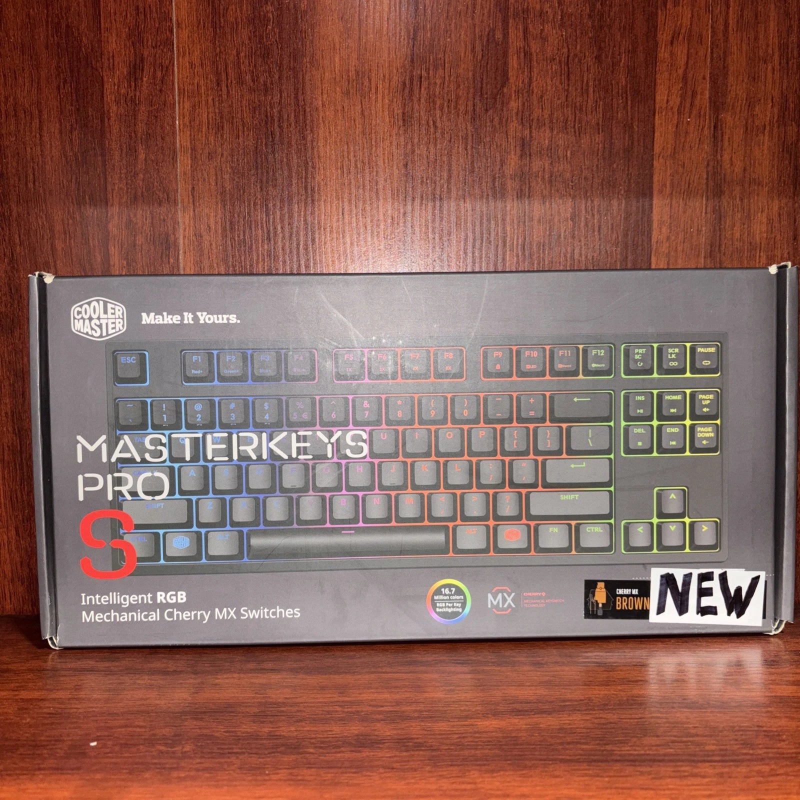Cooler Master MasterKeys Pro S Cherry MX Brown Mechanical RGB Keyboard