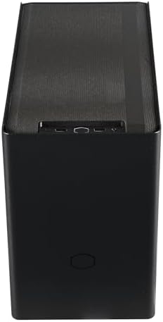 Cooler Master NR200 Mini ITX PC Case Ready  Horizontal GPU Mount  Designed Ready Nvidia RTX 5070 Ti   AMD RX 9070 XT  SFX PSU   Ready to Install  Airflow Up To 6 Fans  Vented Panels  DIY