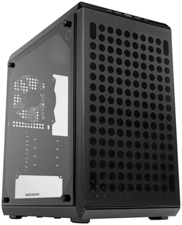 Cooler Master Q300L V2 Micro ATX Tower  Magnetic Patterned Dust Filter  USB 3 2 Gen 2x2  20GB   Tempered Glass  CPU Coolers Max 159mm  GPU Max 360mm  Fully Ventilated Airflow  Q300LV2 KGNN S00