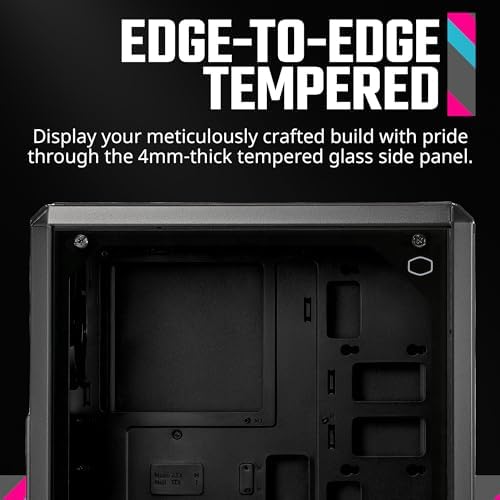 Cooler Master Q300L V2 Micro ATX Tower  Magnetic Patterned Dust Filter  USB 3 2 Gen 2x2  20GB   Tempered Glass  CPU Coolers Max 159mm  GPU Max 360mm  Fully Ventilated Airflow  Q300LV2 KGNN S00