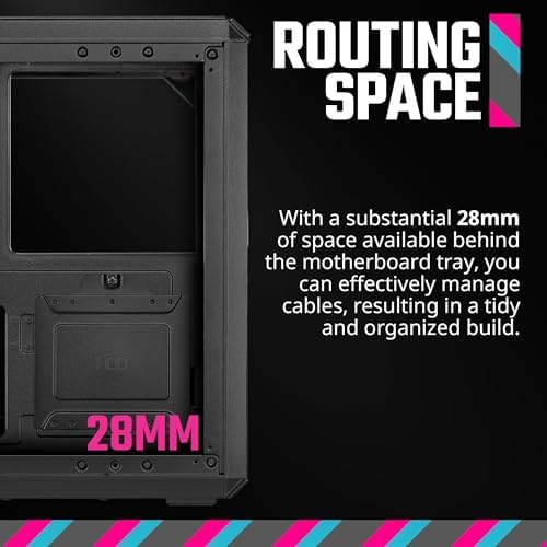 Cooler Master Q300L V2 Micro ATX Tower  Magnetic Patterned Dust Filter  USB 3 2 Gen 2x2  20GB   Tempered Glass  CPU Coolers Max 159mm  GPU Max 360mm  Fully Ventilated Airflow  Q300LV2 KGNN S00