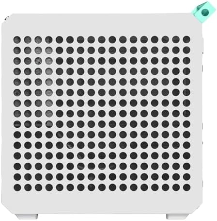 Cooler Master QUBE 500 Flatpack Macaron High Airflow Gaming ATX PC Mid Tower  Customizable  Tempered Glass  Vertical GPU Mount  365mm GPU Clearances  USB C  Carrying Handle  Gem Mini