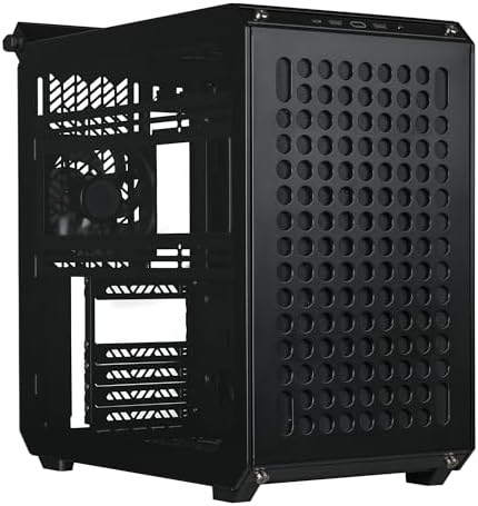 Cooler Master QUBE 500 Flatpack Macaron High Airflow Gaming ATX PC Mid Tower  Customizable  Tempered Glass  Vertical GPU Mount  365mm GPU Clearances  USB C  Carrying Handle  Gem Mini