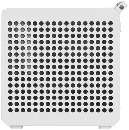 Cooler Master QUBE 500 Flatpack Macaron High Airflow Gaming ATX PC Mid Tower  Customizable  Tempered Glass  Vertical GPU Mount  365mm GPU Clearances  USB C  Carrying Handle  Gem Mini