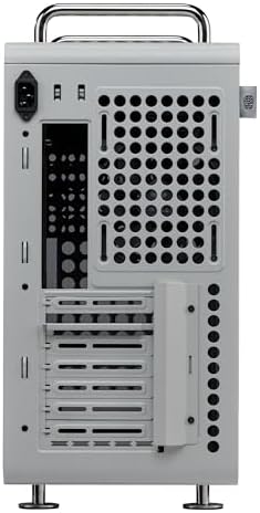 Cooler Master QUBE 540 ATX Mid Tower PC Case   Highly Customizable Modular Computer Chassis with Movable I/O Panel  Multi Position PSU Mount  Tempered Glass Panel & Portable Handles   Moonstone