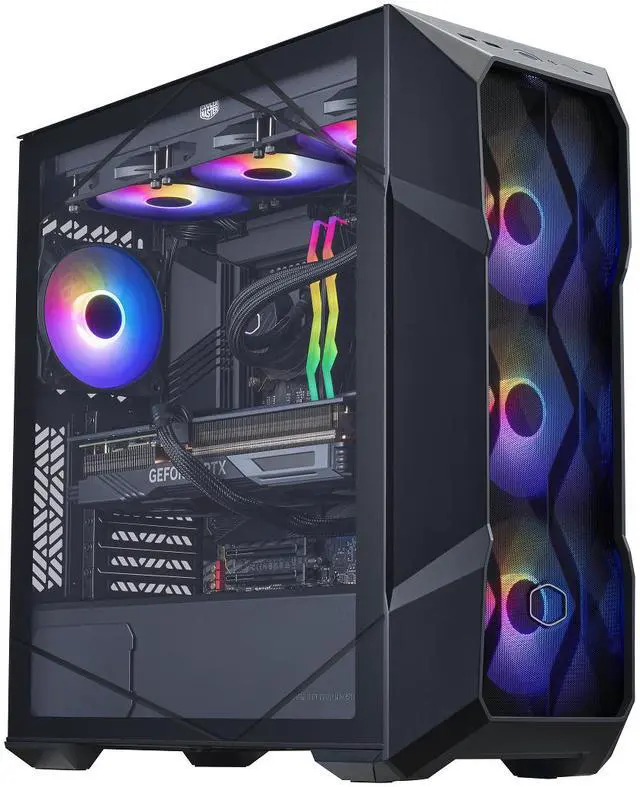 Cooler Master TD5 Pro   Intel Core Ultra 7 265KF   GeForce RTX 5070 Ti   32GB DDR5 6000MHz   2TB M 2 NVMe SSD   Windows 11   360mm AIO   Gaming PC