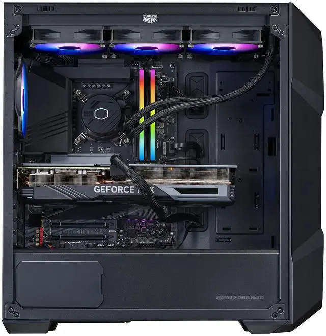 Cooler Master TD5 Pro   Intel Core Ultra 7 265KF   GeForce RTX 5070 Ti   32GB DDR5 6000MHz   2TB M 2 NVMe SSD   Windows 11   360mm AIO   Gaming PC
