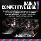 Cooler Master Tempest GZ2711 27  OLED 2K 240Hz QHD 2560 x 1440 Monitor FreeSync