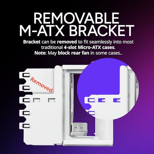 Cooler Master Vertical GPU Card Holder Kit V3 White PCIe 4 0 5 0 Motherboards GPUs RTX 5090 RX 9070 XT ABS Casing 165mm Length Modula Adjustable for E ATX ATX Micro ATX Case