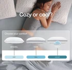 Coop Home Goods Eden Bed Pillow Queen Size for Sleeping on Back  Stomach and