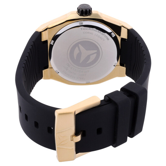 Coral Black Dial Men s Watch