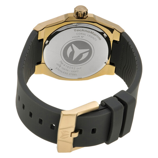 Coral Quartz Olive Green Dial Men s Watch