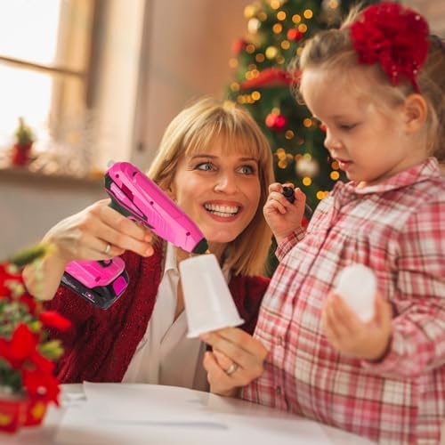 Cordless Hot Glue Gun   20V Temp Adjust Hot Glue Gun with 43PCS Full Size Hot Glue Sticks  Pink Fast Heating Glue Gun and Sticks Set for DIY  Arts & Craft  Decorations  Gift for Women