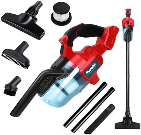 Cordless Vacuum for DeWalt 20V Battery  5 in 1 Handheld Electric Vacuum Cleaner with 400W Powerful Motor  46 CFM Portable Hand Vacuum for Home Pet Hair  Car  Battery Not Included 