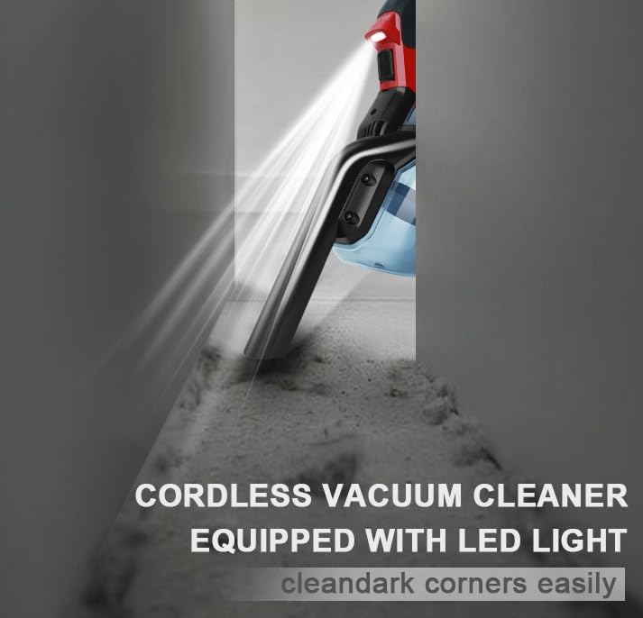 Cordless Vacuum for DeWalt 20V Battery  5 in 1 Handheld Electric Vacuum Cleaner with 400W Powerful Motor  46 CFM Portable Hand Vacuum for Home Pet Hair  Car  Battery Not Included 