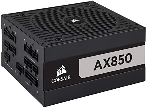 Corsair AX Series  AX850  850 Watt  80  Titanium Certified  Fully Modular Power Supply