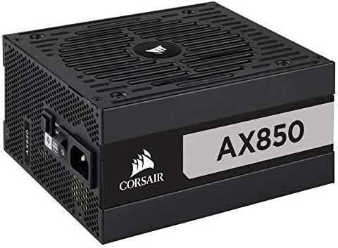 Corsair AX Series  AX850  850 Watt  80  Titanium Certified  Fully Modular Power Supply