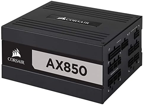 Corsair AX Series  AX850  850 Watt  80  Titanium Certified  Fully Modular Power Supply