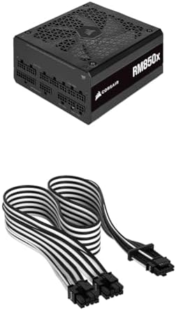 Corsair RM1200x Shift Fully Modular ATX Power Supply   Modular Side Interface   ATX 3 1 & PCIe 5 1 Compliant   Zero RPM Fan Mode   105 C Rated Capacitors   80 Plus Gold Efficiency   Black