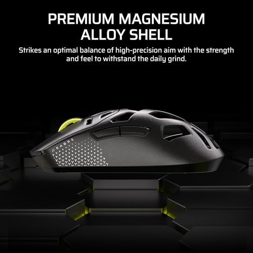 Corsair Sabre v2 PRO Wireless MG FPS Gaming Mouse   33 000 DPI Marksman S Sensor  8 000Hz Hyper Polling  Durable Magnesium  Lightweight  Up to 120hr Battery   Black