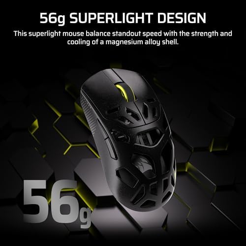 Corsair Sabre v2 PRO Wireless MG FPS Gaming Mouse   33 000 DPI Marksman S Sensor  8 000Hz Hyper Polling  Durable Magnesium  Lightweight  Up to 120hr Battery   Black