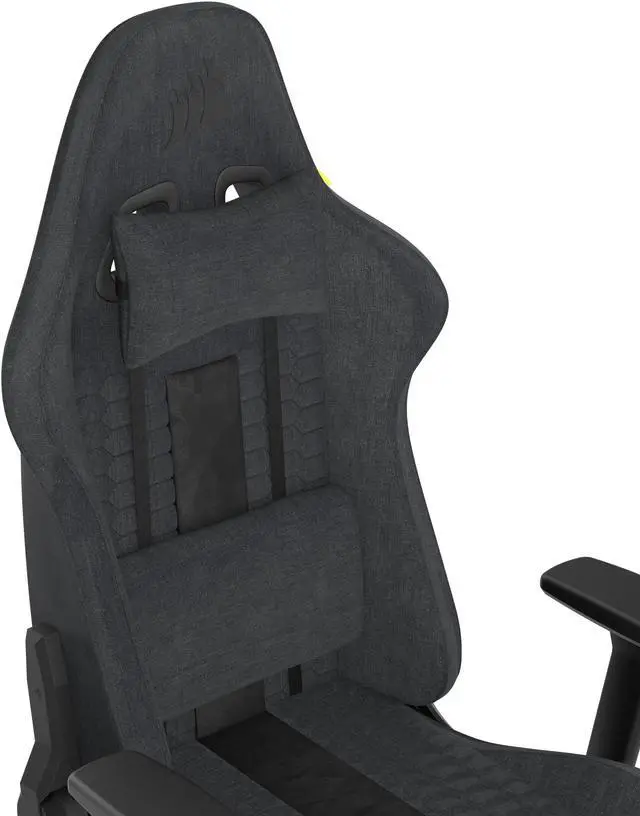 Corsair TC100 RELAXED Gaming Chair  Fabric Grey/Black 
