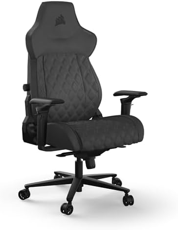 Corsair TC500 Luxe Gaming Chair   Premium Breathable Fabric   Wide Seat   Five Way Adjustable Armrests   Adjustable Built in Lumbar Support   90 160 Degree Recline   Sherwood