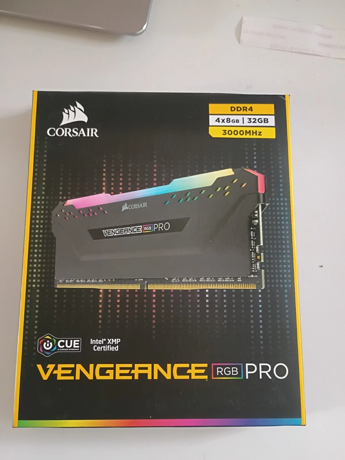 Corsair Vengeance RGB Pro 32GB  4x 8GB  DIMM  3000 MHz DDR4 Memory