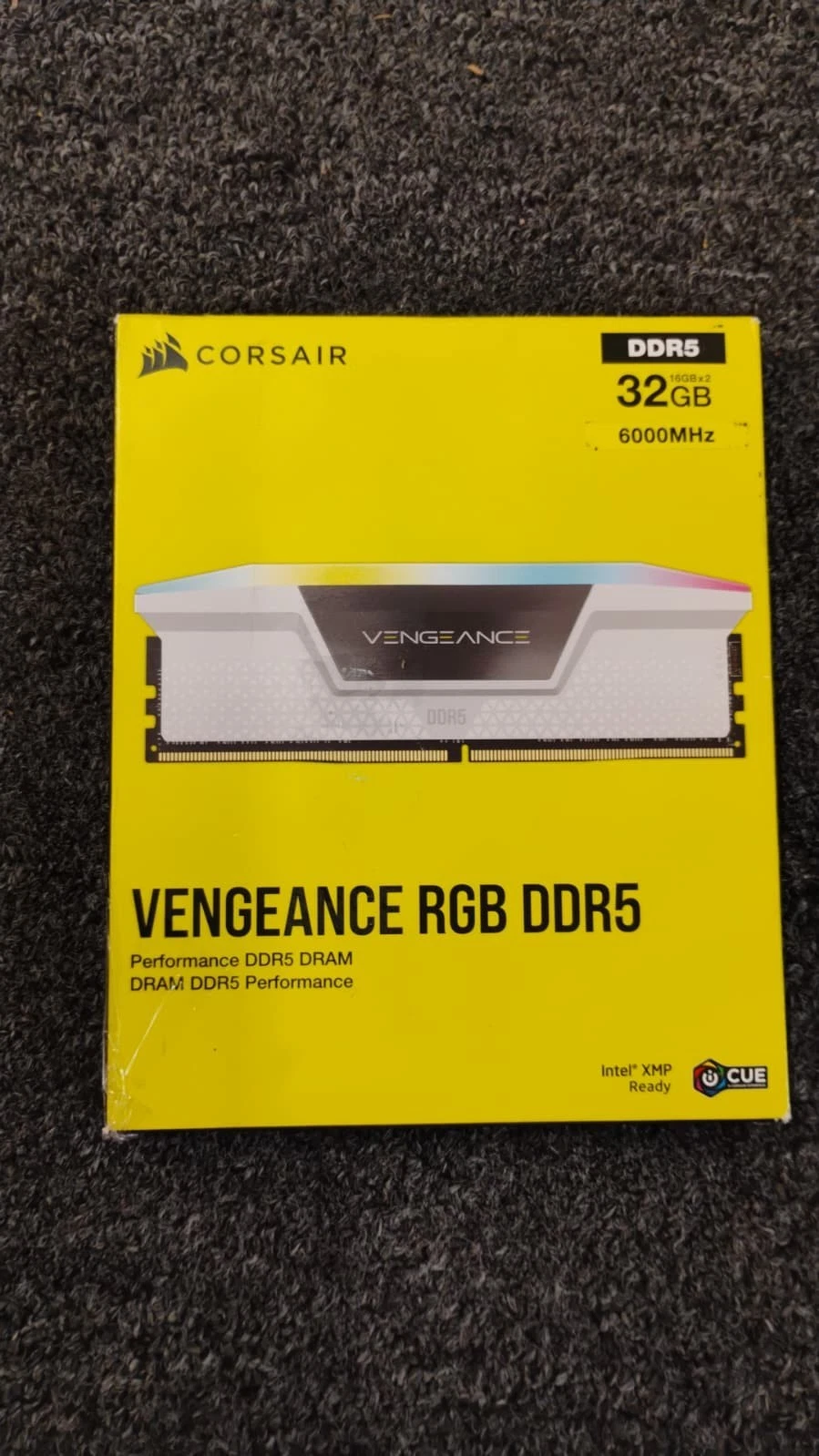 Corsair Vengeance RGB 32GB  2x16GB  RAM DDR5 6000MHz   New sealed   A3