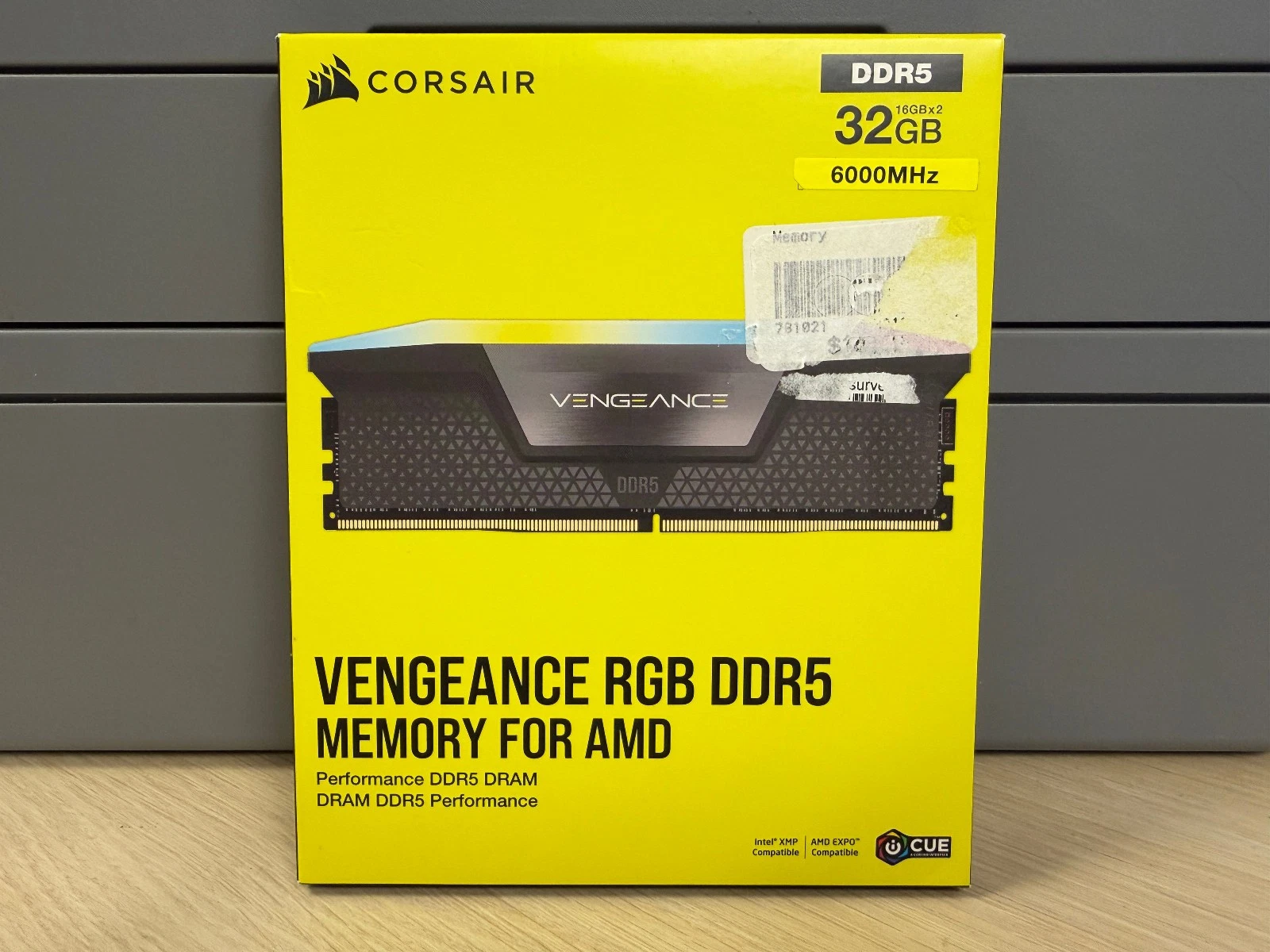 Corsair Vengeance RGB 32GB  2x16GB  DDR5 6000MHz CL36  EXPO & XMP Desktop Ram