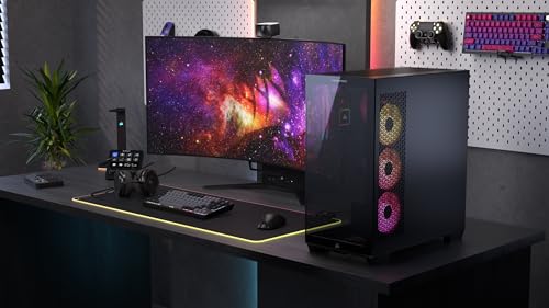 Corsair Vengeance a7500 Gaming PC   Liquid Cooled AMD Ryzen 7 7800X3D CPU   NVIDIA GeForce RTX 5070 GPU   32GB Vengeance RGB DDR5 Memory   1TB M 2 SSD   Black