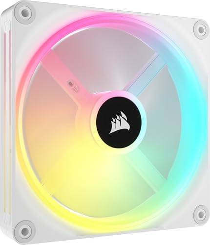 Corsair iCUE Link QX120 RGB 120mm Magnetic Dome RGB Single Fan   Black