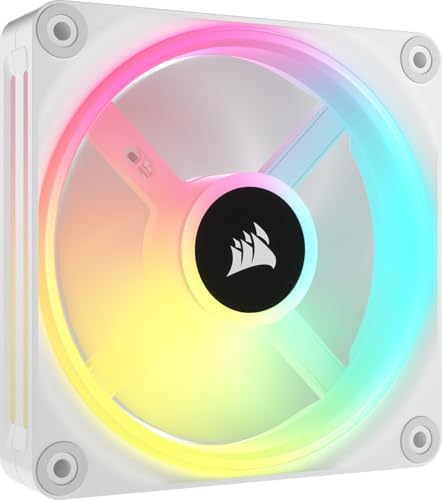 Corsair iCUE Link QX120 RGB 120mm Magnetic Dome RGB Single Fan   Black