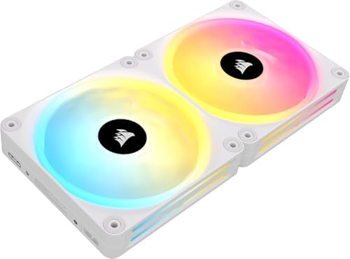 Corsair iCUE Link QX120 RGB 120mm Magnetic Dome RGB Single Fan   Black