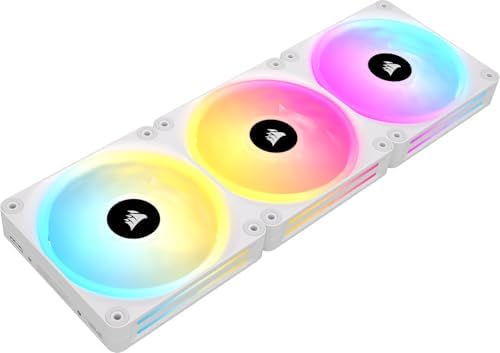 Corsair iCUE Link QX120 RGB 120mm Magnetic Dome RGB Single Fan   Black