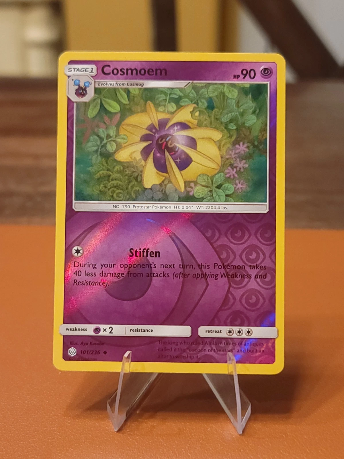 Cosmoem   101/236   Pokemon SM   Cosmic Eclipse Reverse Holo LP