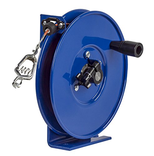 Coxreels SDH 100 1 Static Discharge Hand Crank Cable Reel  100 cable  stainless steel