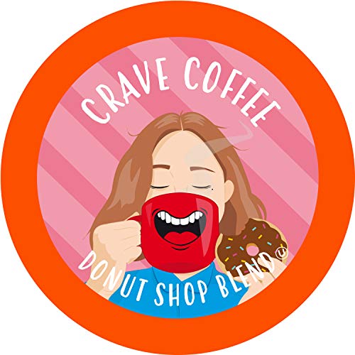 Crave Beverages Flavored Coffee Pods Sampler  Compatible with 2 0 K Cup Brewers  Assorted Variety Pack  100 Count